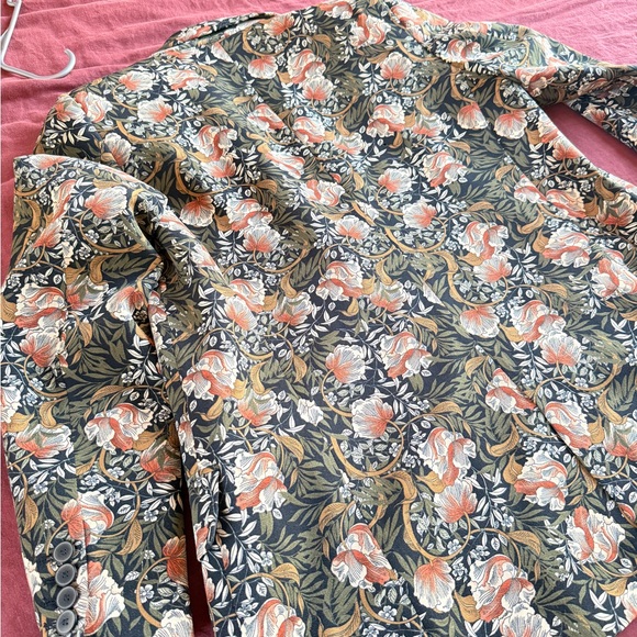 Zara Multicolor Floral Blazer - Picture 6 of 6